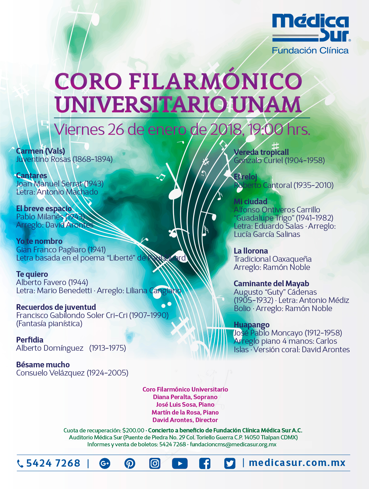 Invitación al Coro Filarmónico de la UNAM